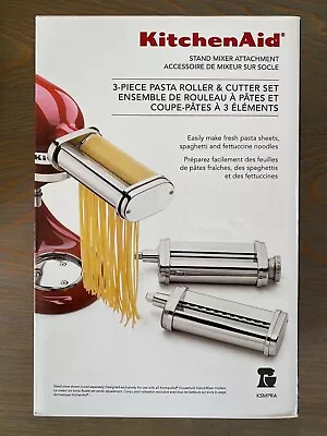 KitchenAid 3-Piece Pasta Roller And Cutter Set (KSMPRA) • $104.99