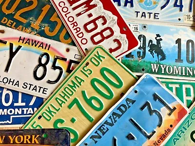 Authentic License Plates - All States Available & More In Craft Condition • $7.99