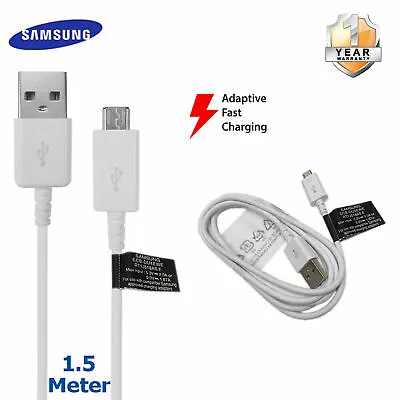 Fast Samsung Fast Charging 1.5M Micro USB Data Lead For Amazon Fire TV Stick • £3.49