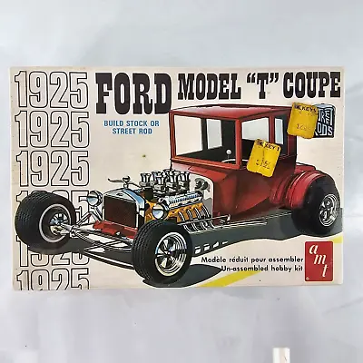 AMT 1925 Ford Model T Coupe Street Rods 1:25 Model Kit VINTAGE ORIGINAL ISSUE • $149.95