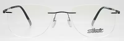 SILHOUETTE 5540 JF 7110 Titanium Grey Mens Rimless Eyeglasses 55-21-140 B:41 • $199.99