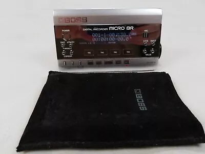 Boss Micro BR 4-track Digital Pocket Recorder MicroBR Multitrack No Cords Test • $89.99