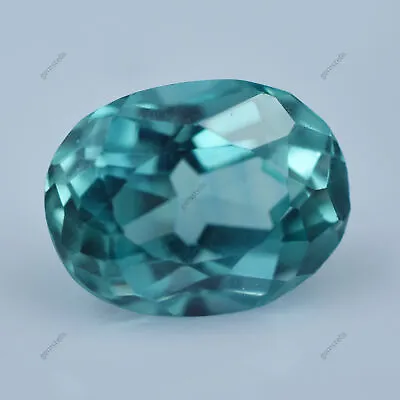 Montana Sapphire Natural 1.35 Ct Oval Cut Bluish Green CERTIFIED Loose Gemstone • $11.69