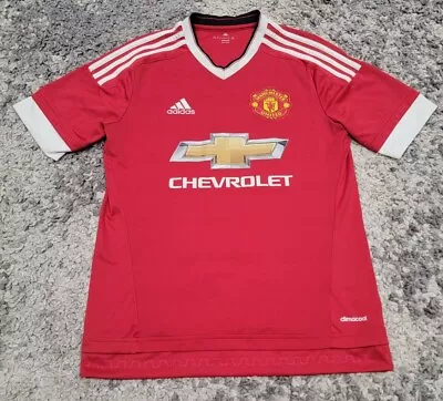 Manchester United Home Football Shirt Kids 15-16Y XL 2015 / 2016 Soccer Jersey • $24.89