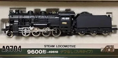 Microace A9704 JNR Class 9600 Japanese Steam Locomotive N Scale Ships From USA • $99.96
