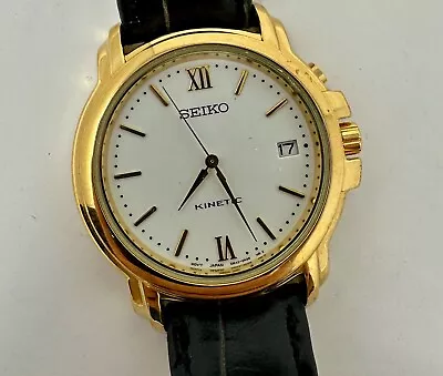 Men's  Seiko Kinetic 5M42-0J69 Watch  • $69.99