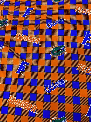 UNIVERSITY OF Florida Gators Quarter Yard (9” X 42”) 100% Cotton Fabric New • $5