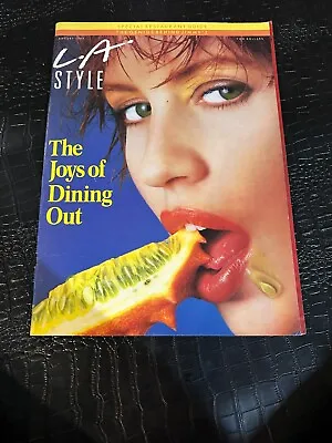 AUGUST 1986 L.A. STYLE Fashion MAGAZINE • $24.99