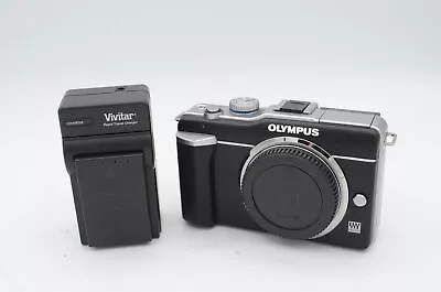 Olympus PEN E-PL1 Mirrorless Micro Four Thirds Black Digital Camera Body • $125