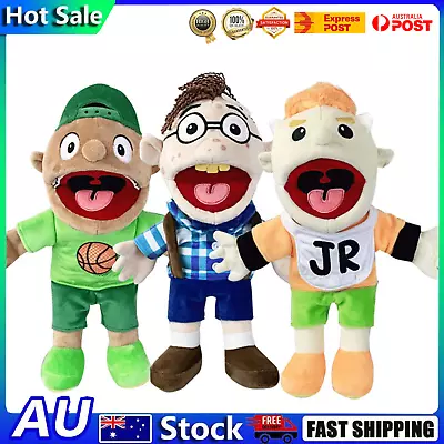 Jeffy Plush Toy Cosplay Jeffy Hat Hand Puppet Game Stuffed Doll For Kids 40cm • $24.99