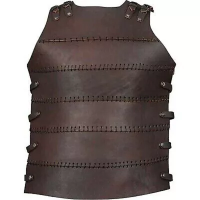 Halloween Medieval Leather Breastplate Cosplay & Larp Costume Renaissance Armor • $114.99