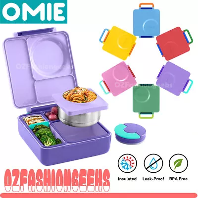 Omie Omiebox Insulated Lunch Box For Kids Hot & Cold Leak-proof Bento PI • $77.50