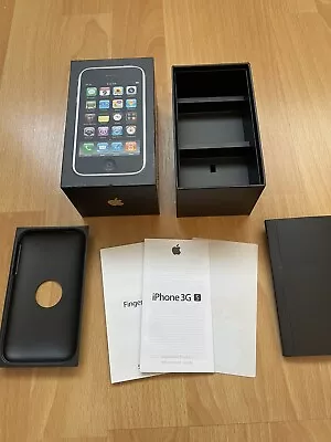BOX ONLY - IPhone 3GS Black 16GB - Good Condition - With Apple Stickers • £4.99