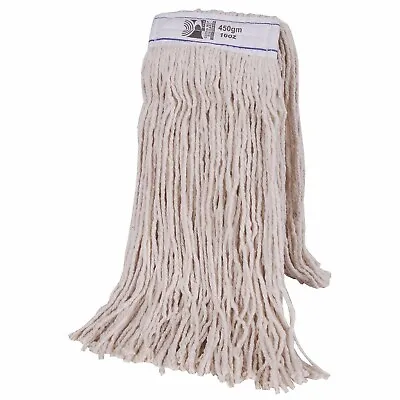 10 KENTUCKY 16oz 450G Heavy Duty Mop Heads Cotton Thick TWINE CHSA APPROVED • £5.99