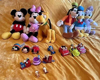 Mickey Mouse And Friends Toy Lot Plush Cars Figures Train Kohls Cares • $19.99