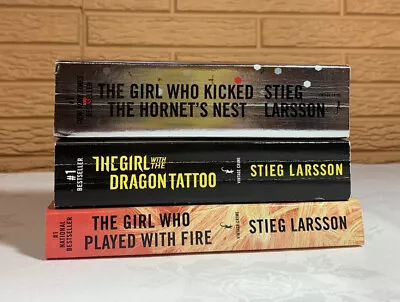 Complete Millennium Trilogy Book Set (Paperback) Stieg Larsson The Girl With.. • $9.95