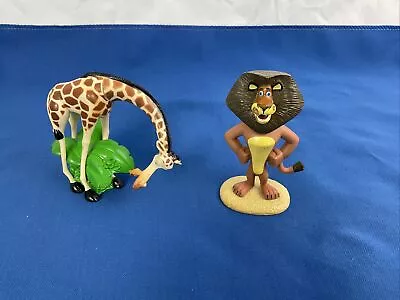 2005 Melman Giraffe Marty Lion 3.5  DecoPac PVC Figure Madagascar Cake Topper • $6.99