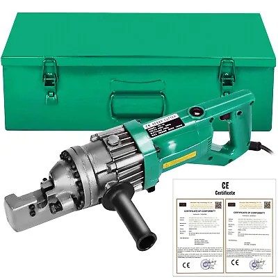 VEVOR 4-16mm Electric Hydraulic Rebar Cutter 2.5 Sec Solid 15 Bolt RC-16 • $208.99