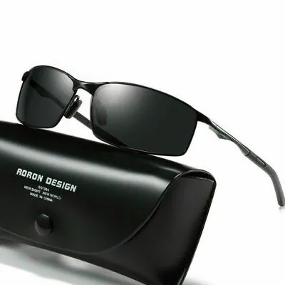 $16.99 • Buy Mens Polarized Photochromic Sunglasses UV400 Pilot Sport Glasses Driving Eyewear