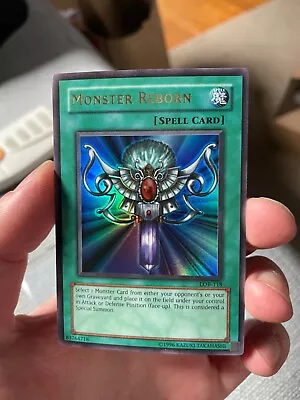 Monster Reborn LOB-118 Ultra Rare Unlimited Yugioh NM • $20