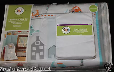 Circo City On The Go 5 Pc Crib Nursery Bedding Set Baby Boy Cars Vehicles #018 • $34.99