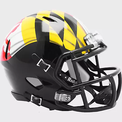 MARYLAND TERRAPINS NCAA Riddell SPEED Authentic MINI Football Helmet • $45.95