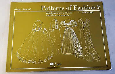 Patterns Of Fashion 2 By Janet Arnold – UK Edition (1977) • £55.99