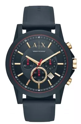 Armani Exchange Watch Mens Black AX1335 - NEVER WORN • £60