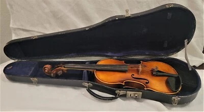 $99 • Buy 1969 3/4 E. R Pfretzschner Antonius Stradivarius Roth Violin  W/Bow & Case