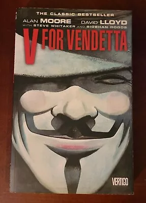 V For Vendetta Graphic Novel DC Comics Vertigo Alan Moore David Lloyd Bestseller • $8.49