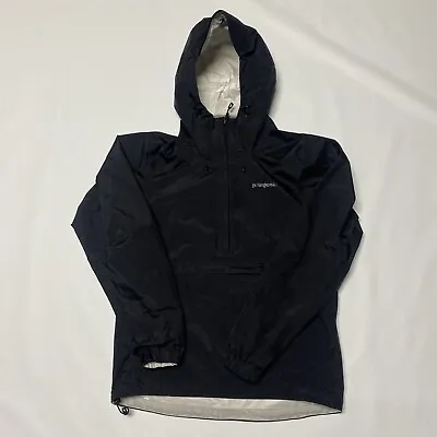 Patagonia Torrentshell Pullover Jacket Black H2no Men’s Size S Men Rain Shell • $79.99
