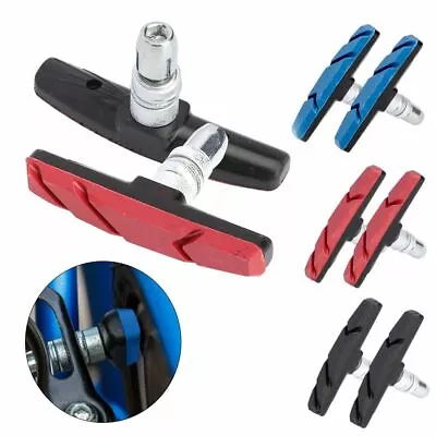 1/2 Pairs Mountain Bike BMX V Brake Blocks Bicycle Break Pad Shoes 3 Color USA • $6.59