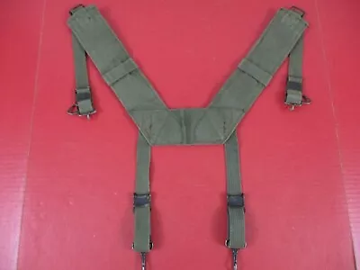 Vietnam USMC US Army M1956 H-Pattern Field Suspenders - Sz Reg - Dtd 1969 - XLNT • $24.99