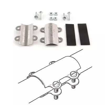 £6.59 • Buy DIY Pipe Repair Clamp Leak Fix Sealer 15mm - 28mm Copper Or Iron Pipe Emergency