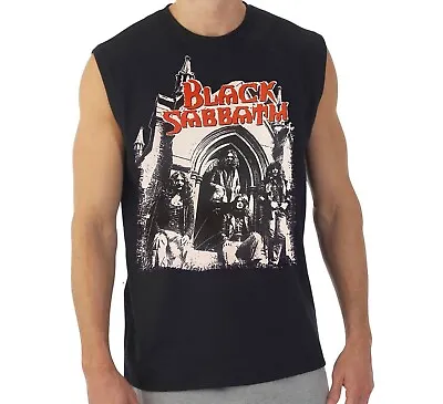 Black Sabbath Vintage Rock Band Black Muscle Shirt • $12.99