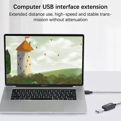 USB 2.0 Extension Cable 5M/10M/15M USB 2.0 Extender USB Repeater Extension C*xd • $20.23