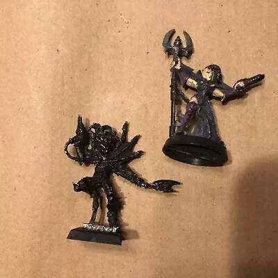 Dark Eldar Metal Beast Master And Metal Archon Figures. Warhammer/40k • £4.99