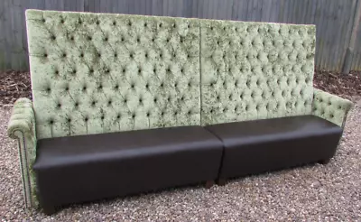 Booth Seating Chesterfield Sofas For Home Bar Pub Seats. Restaurant Shop Club • £295