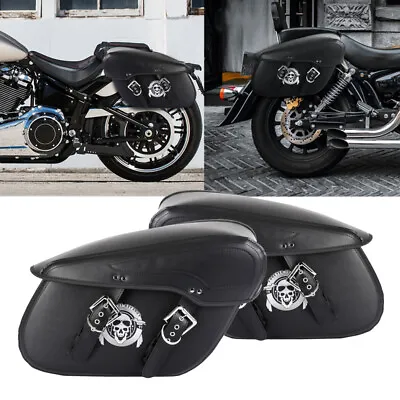 Tool Bags Side Saddlebags Pannier For Yamaha V Star XVS 250 650 950 1100 Custom • $129.99