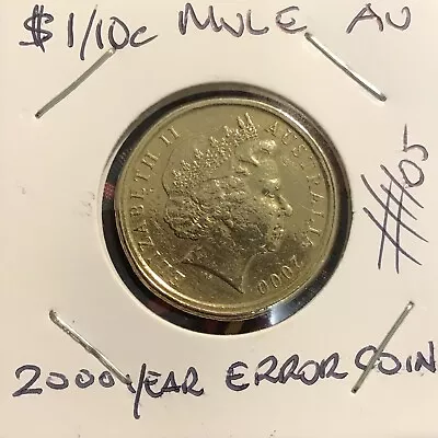 $1/10cent Mule Australian $1 Dollar Coin. Rare Collectable • $1150