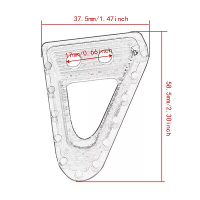 Motorcycle Rear Brake Pedal Step Tip Plate For KTM 85 SX 150 SX 125 SX 150 XC-W • $27.14