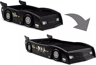 Grand Prix Race Car Toddler & Twin Bed - Made In USA Black • $254.12