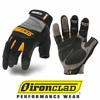 IronClad Framer FUG Fingerless Carpentry General Work Gloves - Select Size • $21.16