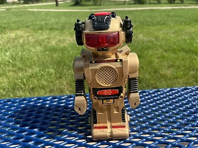 Vintage Magic Mike Gold Robot Space Man 2002 2 Model-B Toy • $19.95