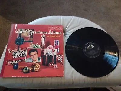 Elvis' Christmas Album•Record LOC-1035•1st Press'57•INDIANAPOLIS PRESS•MONO•EX • $299