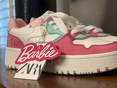 $70 • Buy New Limited Edition: Pink Zara Barbie Shoes Kids, Size 4Y
