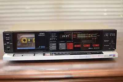 Aiwa AD-F660U 3-Head Stereo Cassette Deck New Belts And Idler • $349