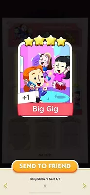 Monopoly Go: Big Gig • $3.63