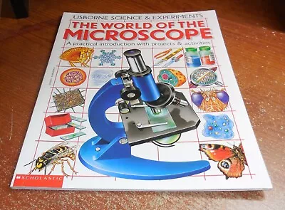 Usborne Book The World Of The Microscope Paperback Homeschool Science Scholastic • $8.95