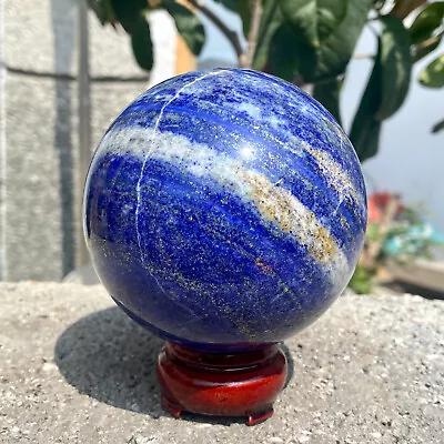 1.79LB Natural Lapis Lazuli Jasper Quartz Sphere Crystal Ball Reiki Healing • $0.99